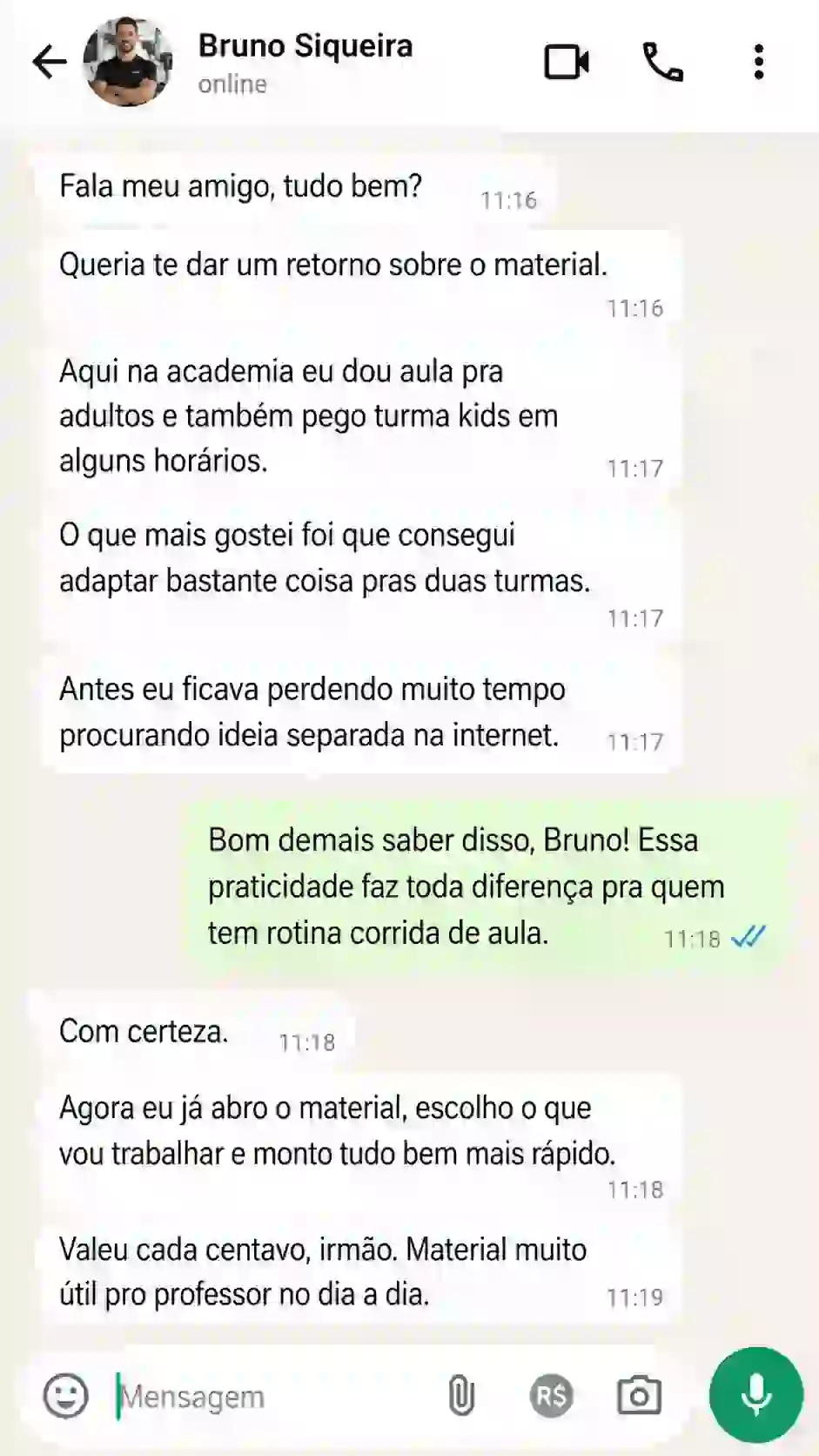 Está tudo organizado e ficou muito fácil encontrar o que preciso.