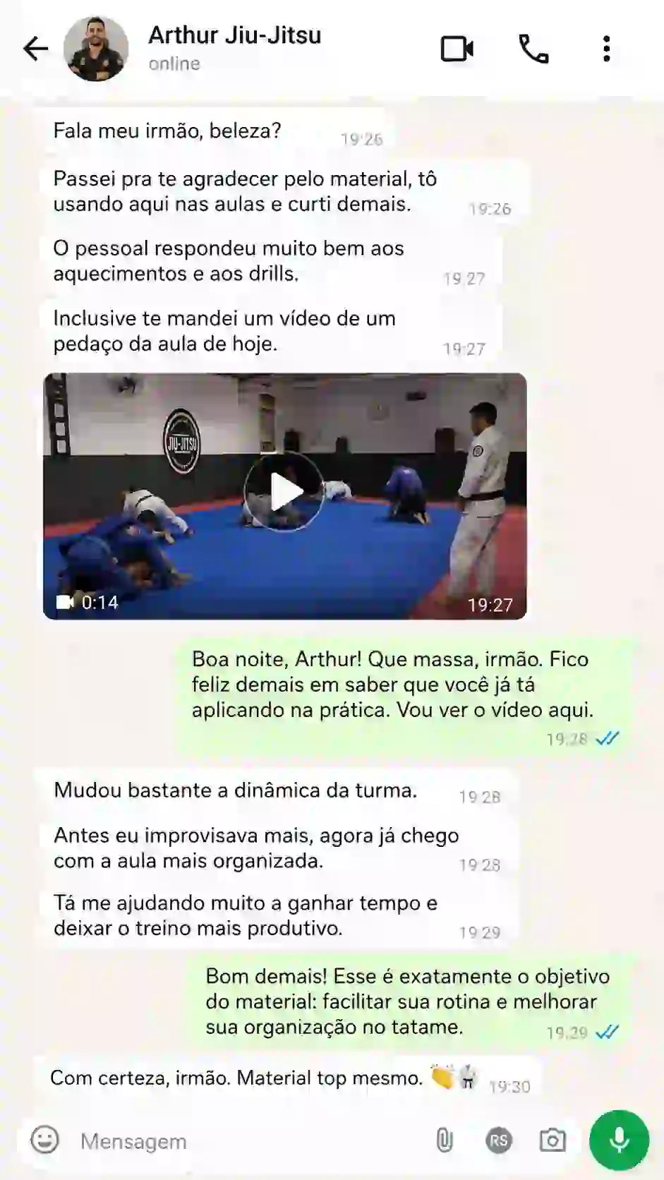 Virou meu material de consulta antes das aulas.